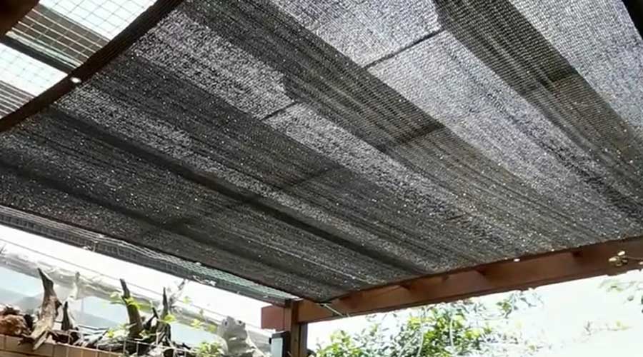How to install sun shade net for a Patio