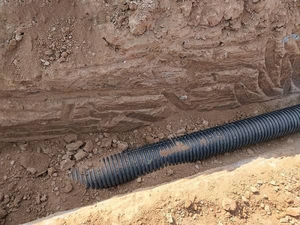 Unprotected subsurface drainage systems