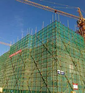 Debris-Netting-scaffolding